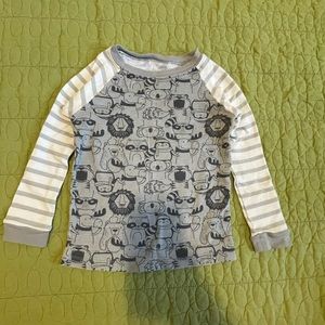 🤎Wonder Nation Boys Long Sleeve Pajama Top Size 4T, Great Condition